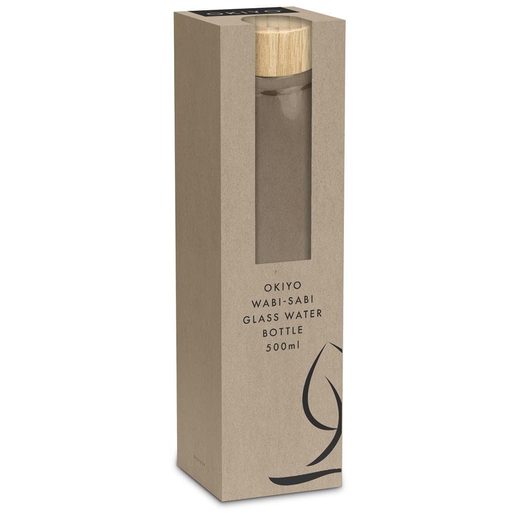 Okiyo Wabi-Sabi Glass Water Bottle - 500ml 8