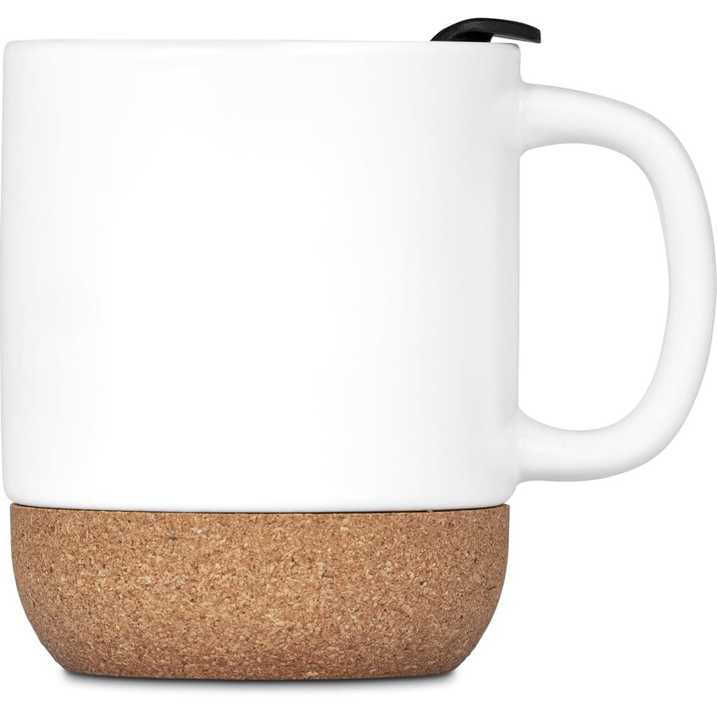Serendipio Sienna Cork & Ceramic Sublimation Coffee Mug - 340ml 5