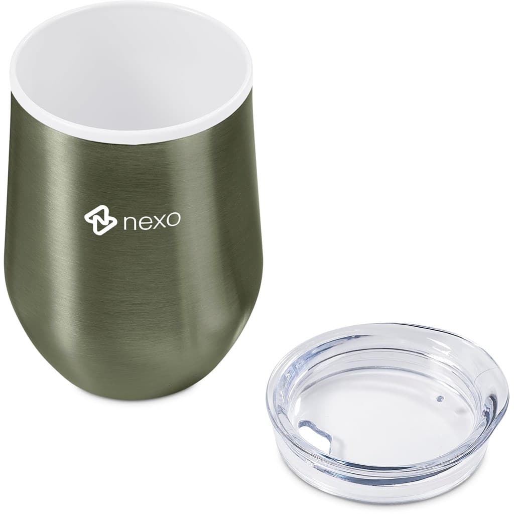 Serendipio Vogue Madison Stainless Steel & Plastic Double-Wall Tumbler - 350ml 24