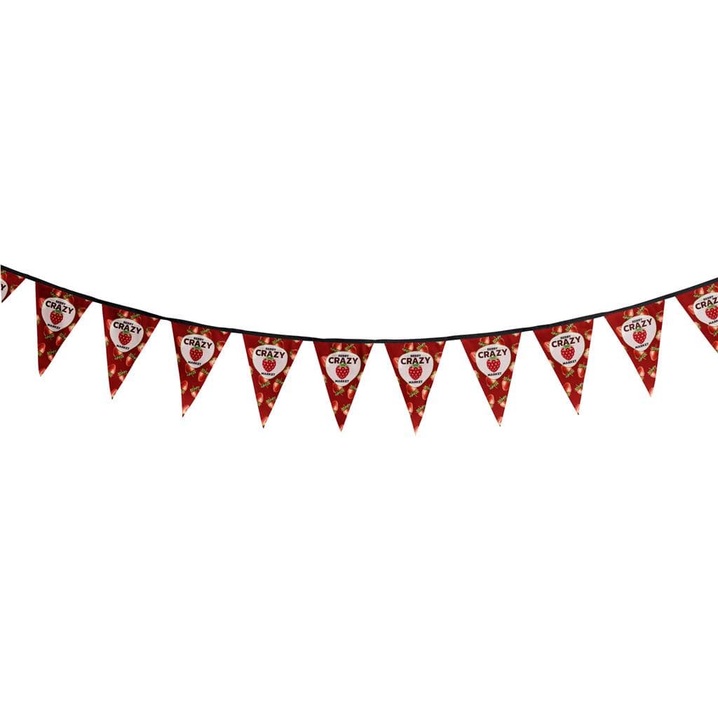 Sublimated Single-Sided Polyester Triangle Bunting 10m 2
