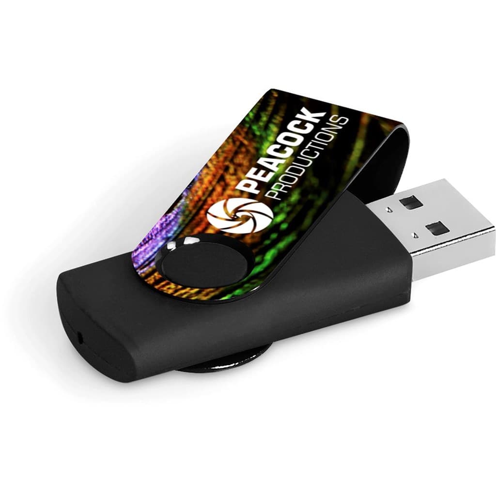 Axis Gyro Black Flash Drive - 32GB 5