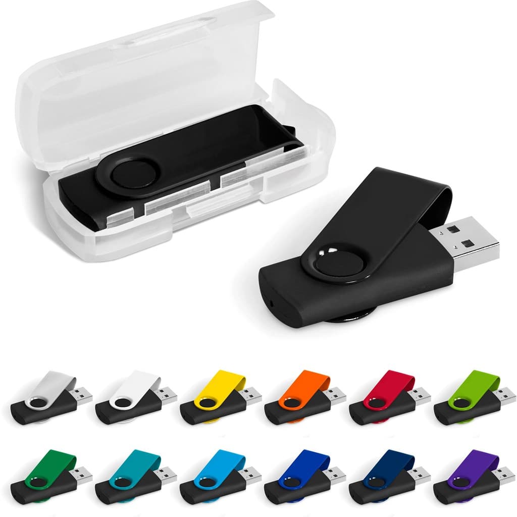 Axis Gyro Black Flash Drive - 32GB 2