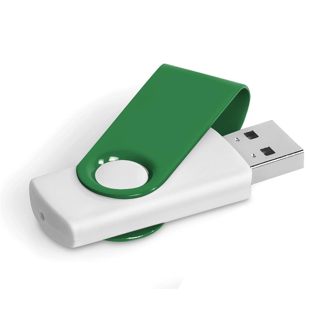 Axis Gyro White Flash Drive - 32GB 12