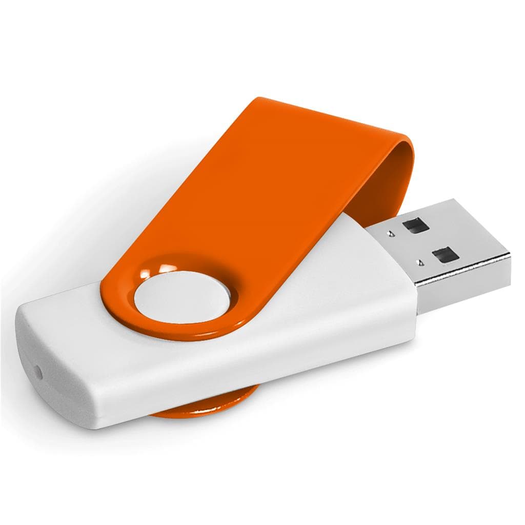 Axis Gyro White Flash Drive - 32GB 20