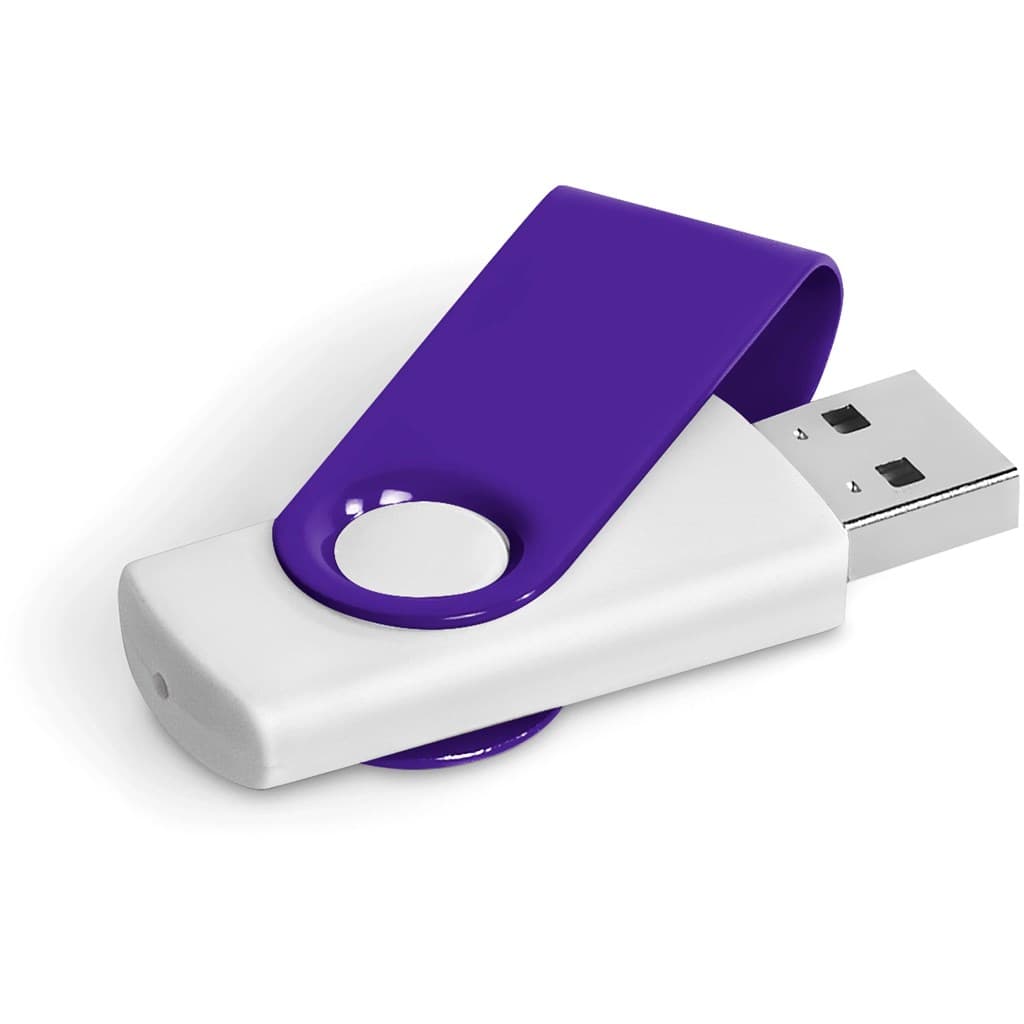 Axis Gyro White Flash Drive - 32GB 22