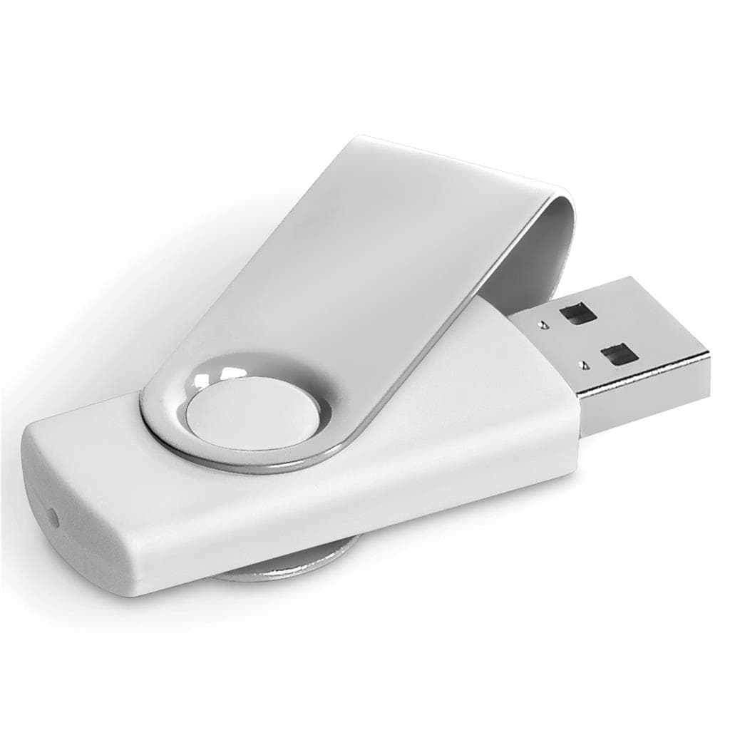Axis Gyro White Flash Drive - 32GB 26
