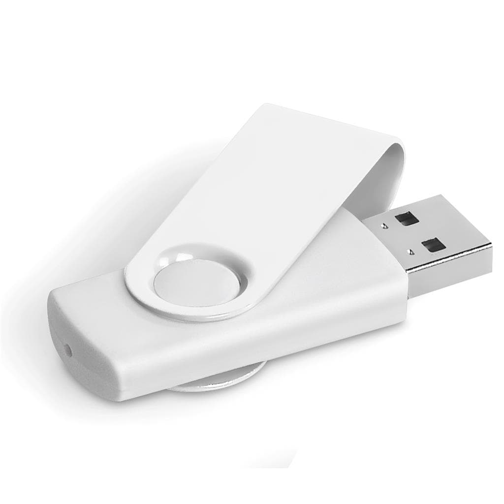 Axis Gyro White Flash Drive - 32GB 28