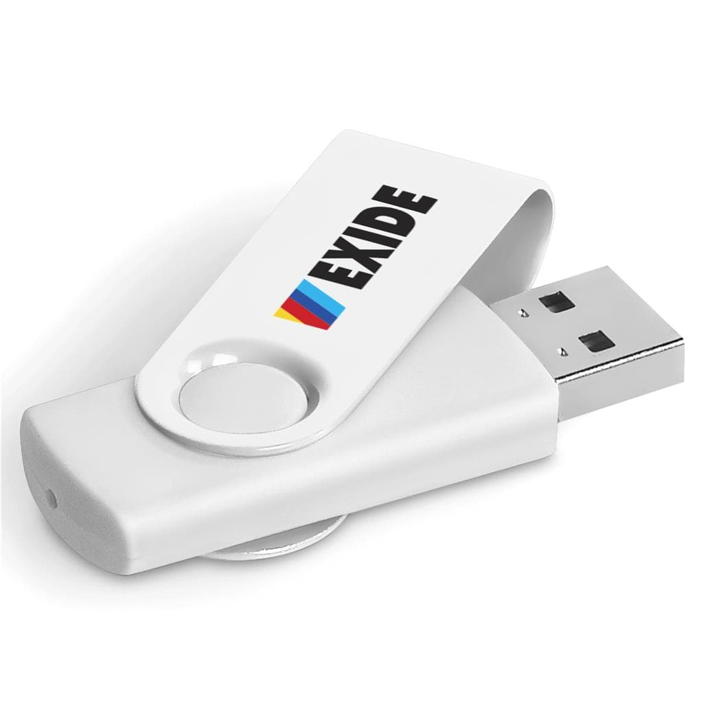 Axis Gyro White Flash Drive - 32GB 27