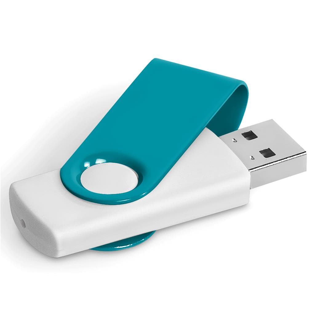 Axis Gyro White Flash Drive - 32GB 30