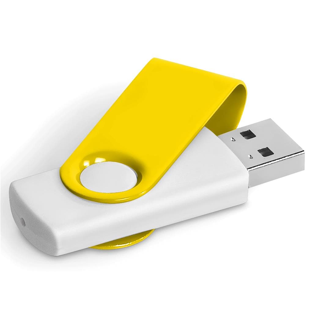 Axis Gyro White Flash Drive - 32GB 32
