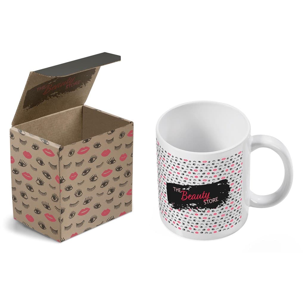 Blank Canvas Mug in Bianca Custom Digital Print Gift Box 1