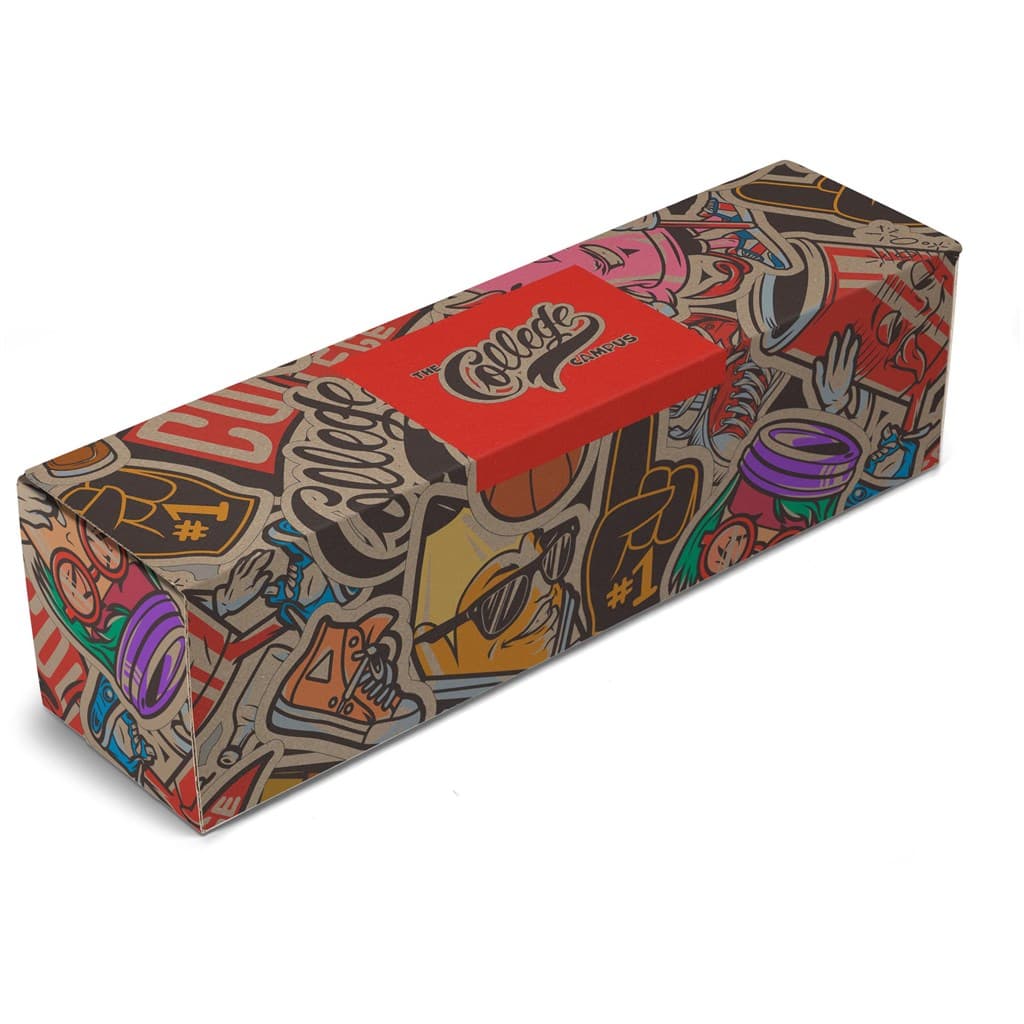 Consulate Flask in Bianca Custom Gift Box 2