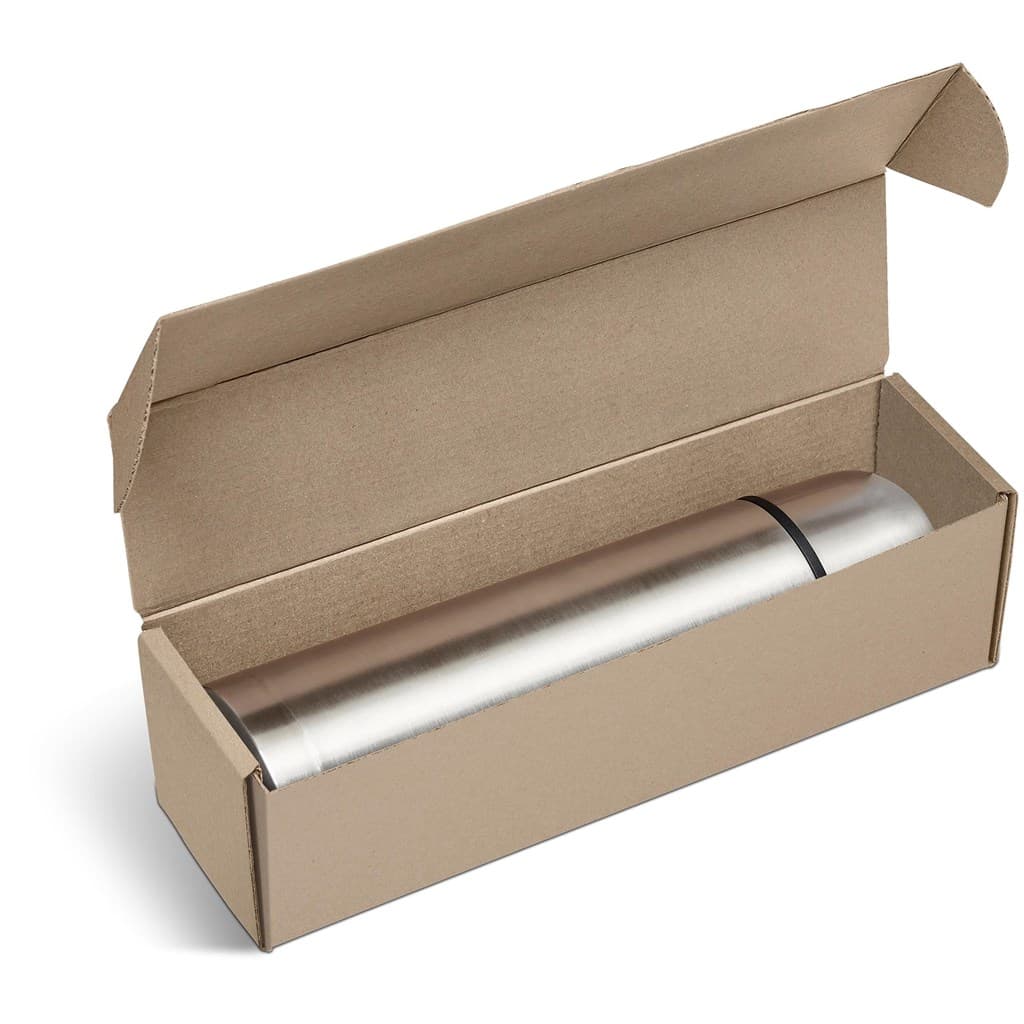 Consulate Flask in Bianca Custom Gift Box 3