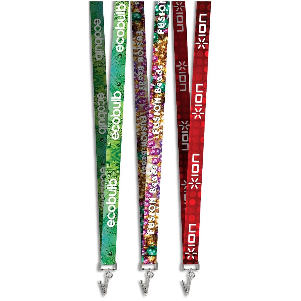 Altitude Crocodile Clip Double-Sided Sublimation Satin Lanyard 1