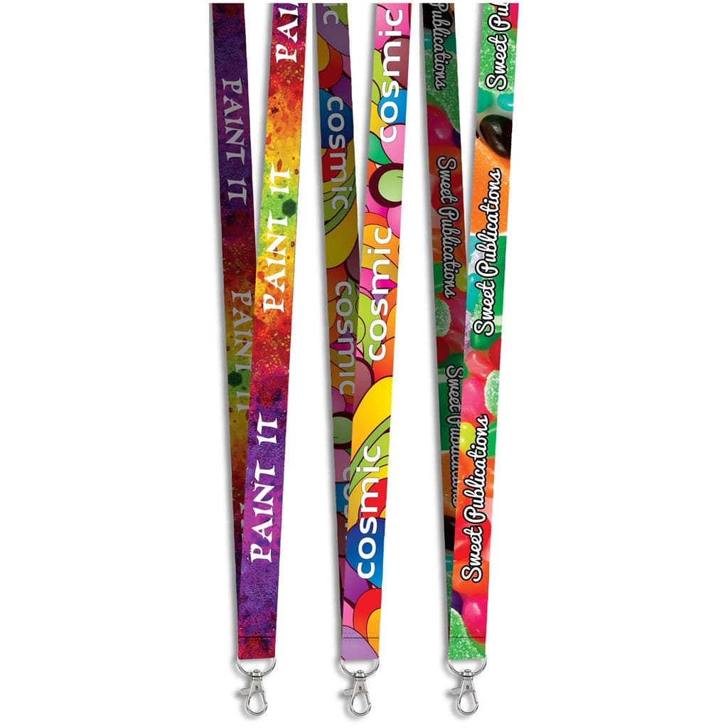 Altitude Snap Hook Clip Double-Sided Sublimation Satin Lanyard 1