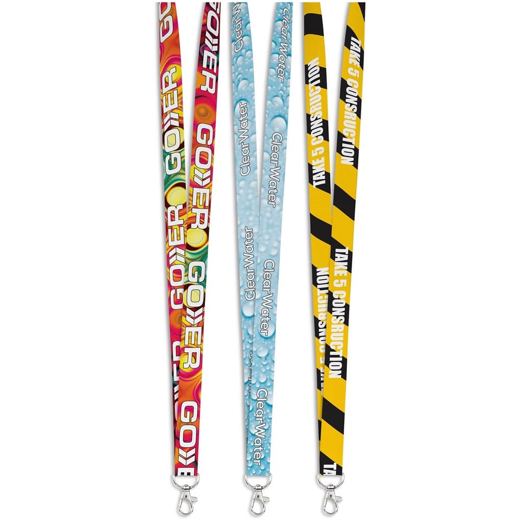 Altitude Snap Hook Clip Double-Sided Sublimation Petersham Lanyard 1
