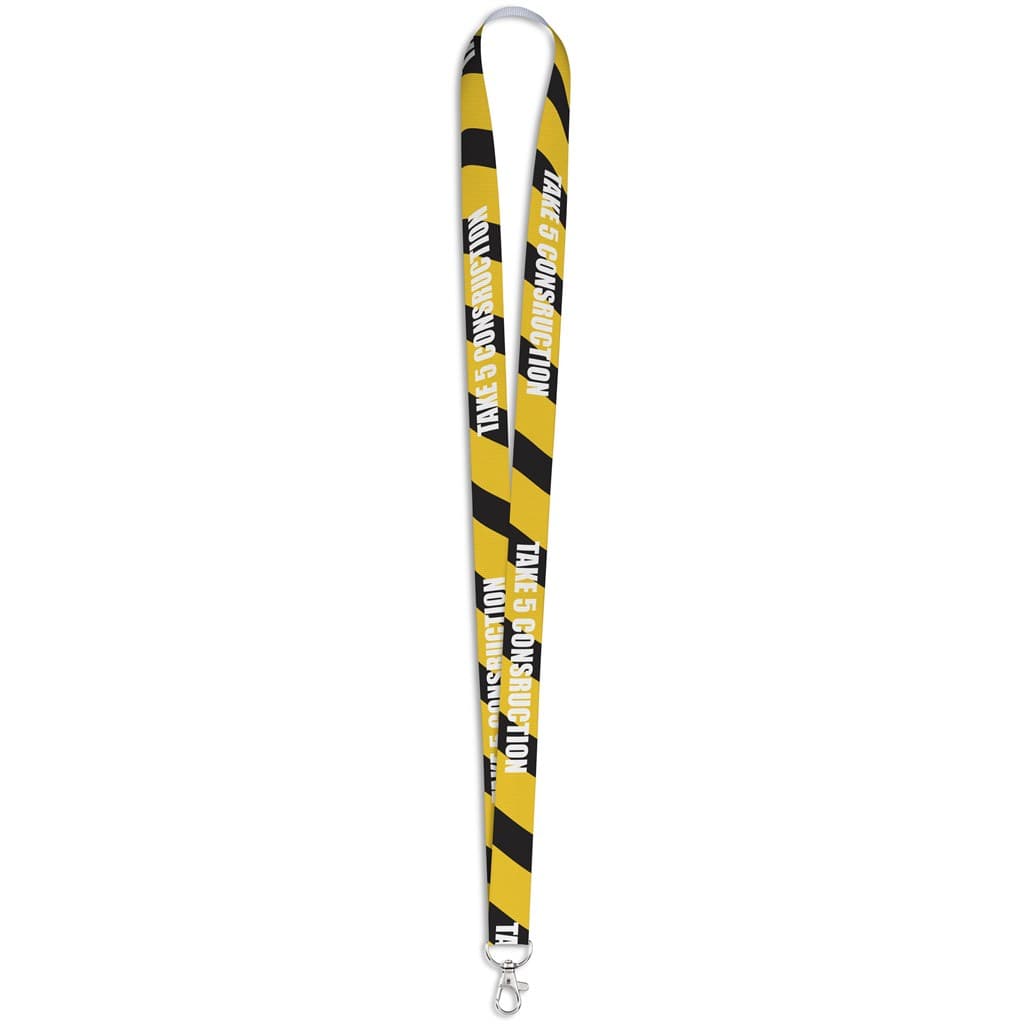 Altitude Snap Hook Clip Double-Sided Sublimation Petersham Lanyard 2