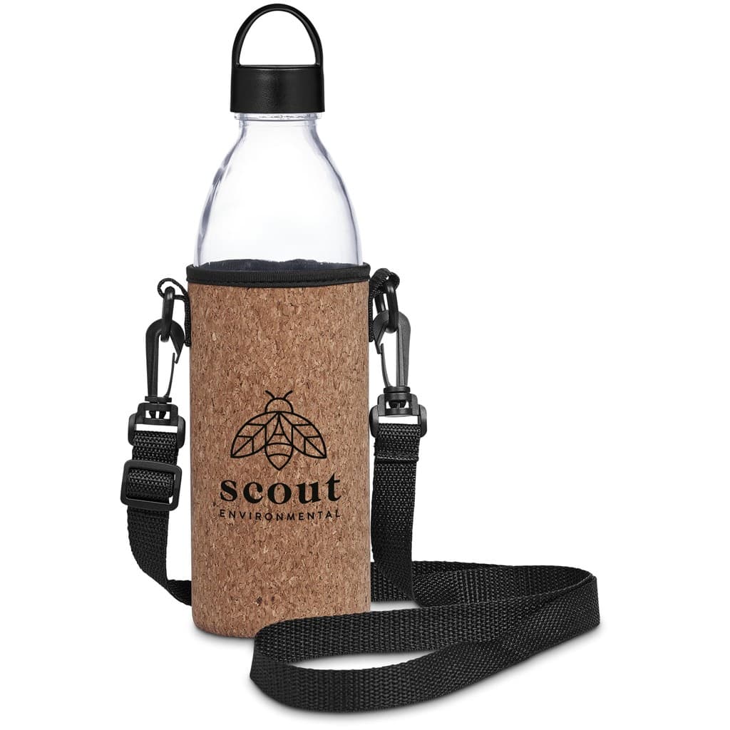Kooshty Kork Hands-Free Glass Water Bottle – 850ml 1