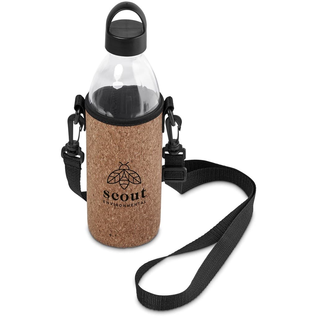 Kooshty Kork Hands-Free Glass Water Bottle – 850ml 6