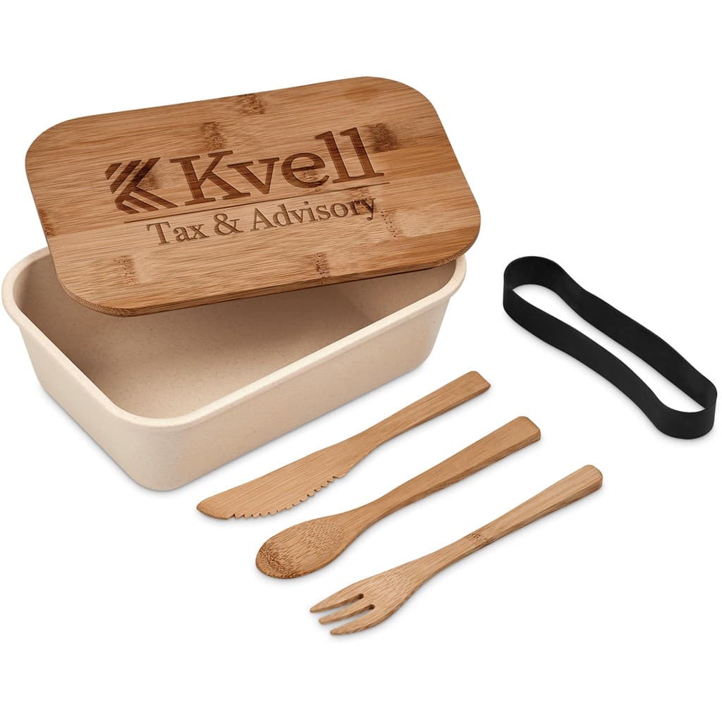Kooshty Natura Plus Bamboo Fibre Lunch Box Set 4