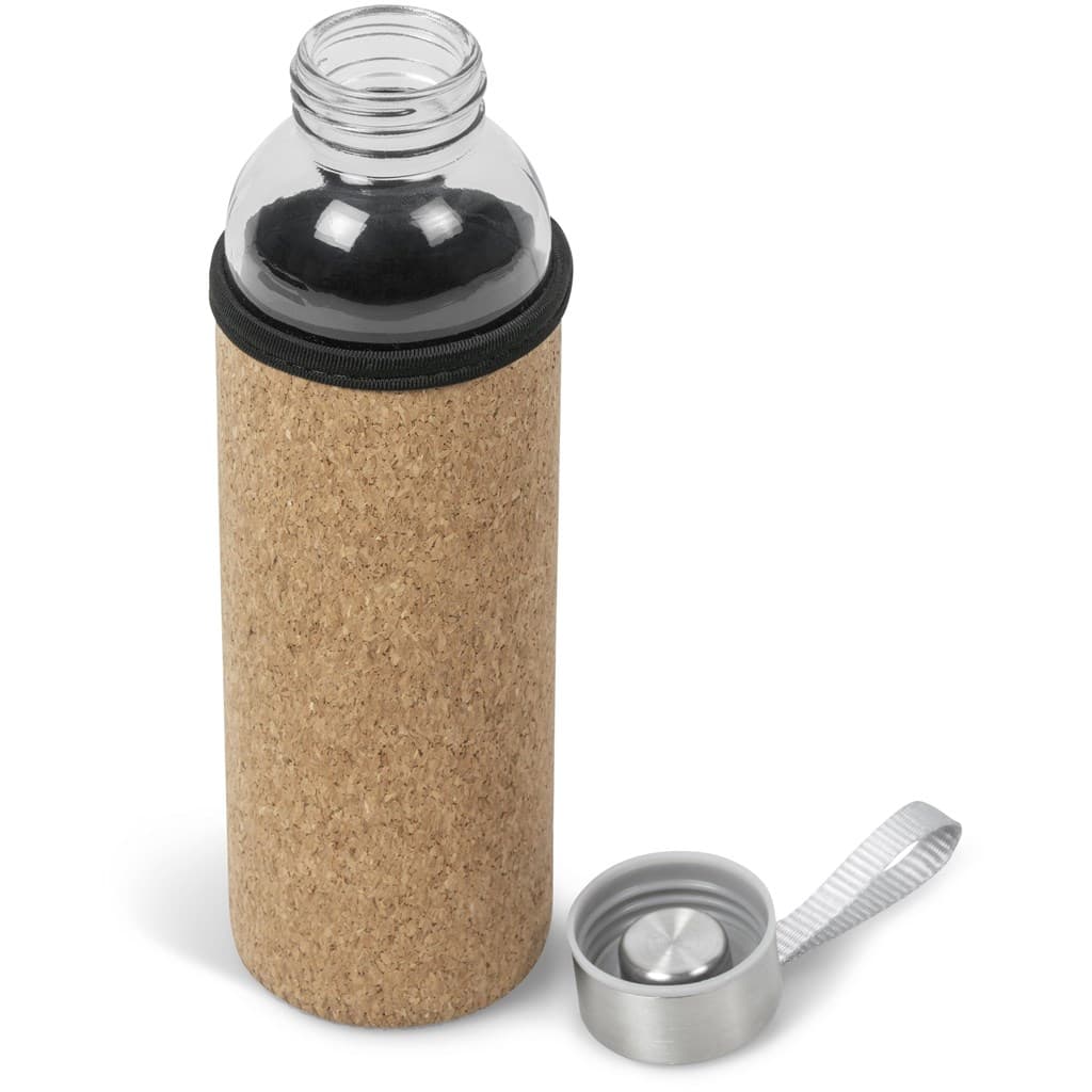 Kooshty Kork  Glass Water Bottle - 500ml 2