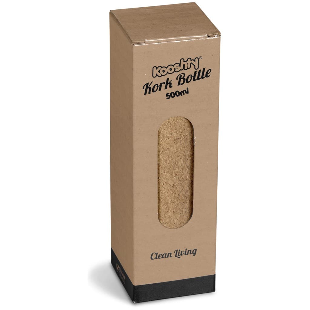 Kooshty Kork  Glass Water Bottle - 500ml 10