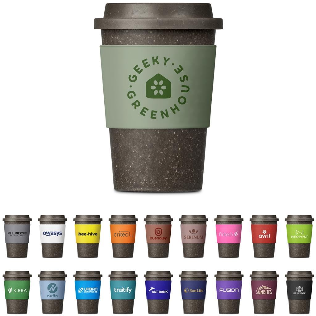 Kooshty Brown Bean Plastic Double-Wall Tumbler – 400ml 1