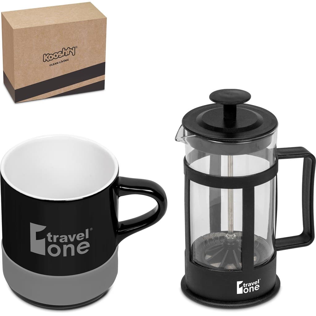 Kooshty Mixalot Black Koffee Set 24
