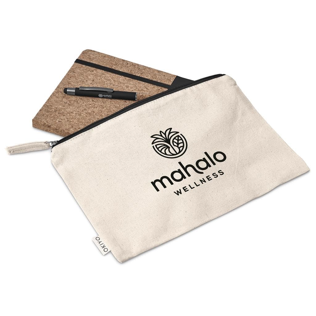 Okiyo Denki Cork Notebook & Pen Set 3