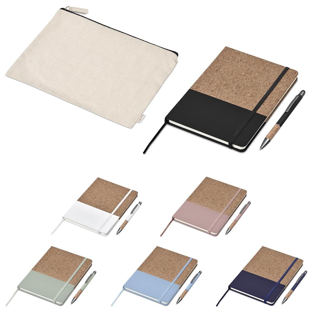 Okiyo Denki Cork Notebook & Pen Set 2