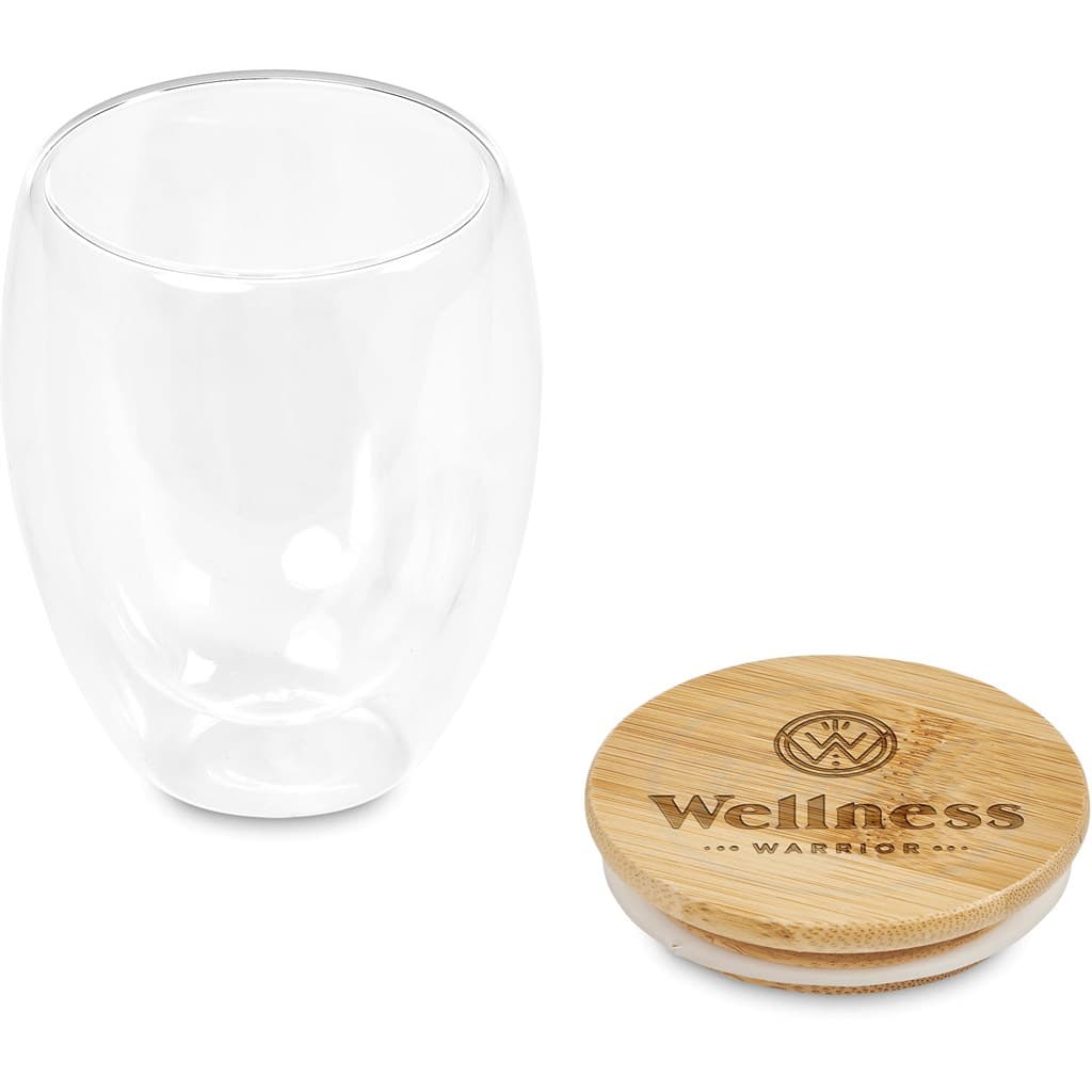 Okiyo Aibo Glass & Bamboo Coffee Set 25