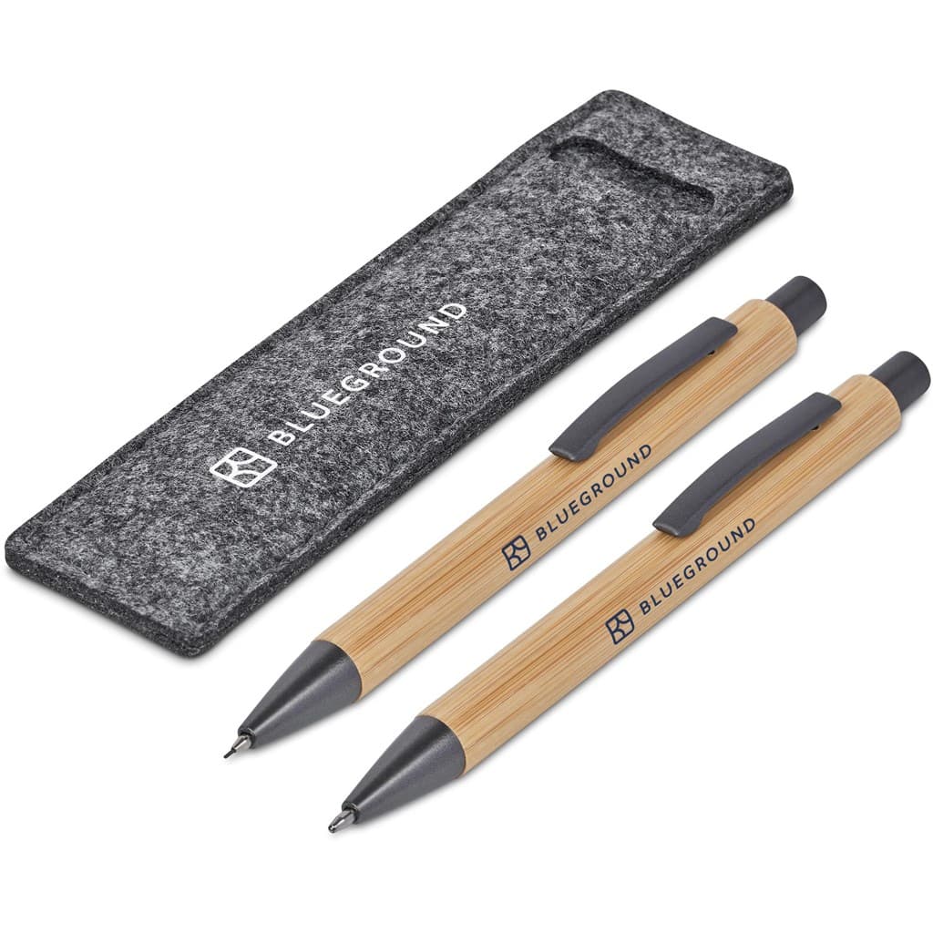 Okiyo Jona Bamboo Ball Pen & Pencil Set 10