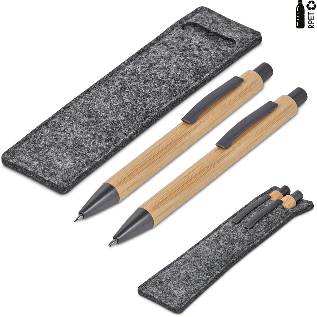 Okiyo Jona Bamboo Ball Pen & Pencil Set 6
