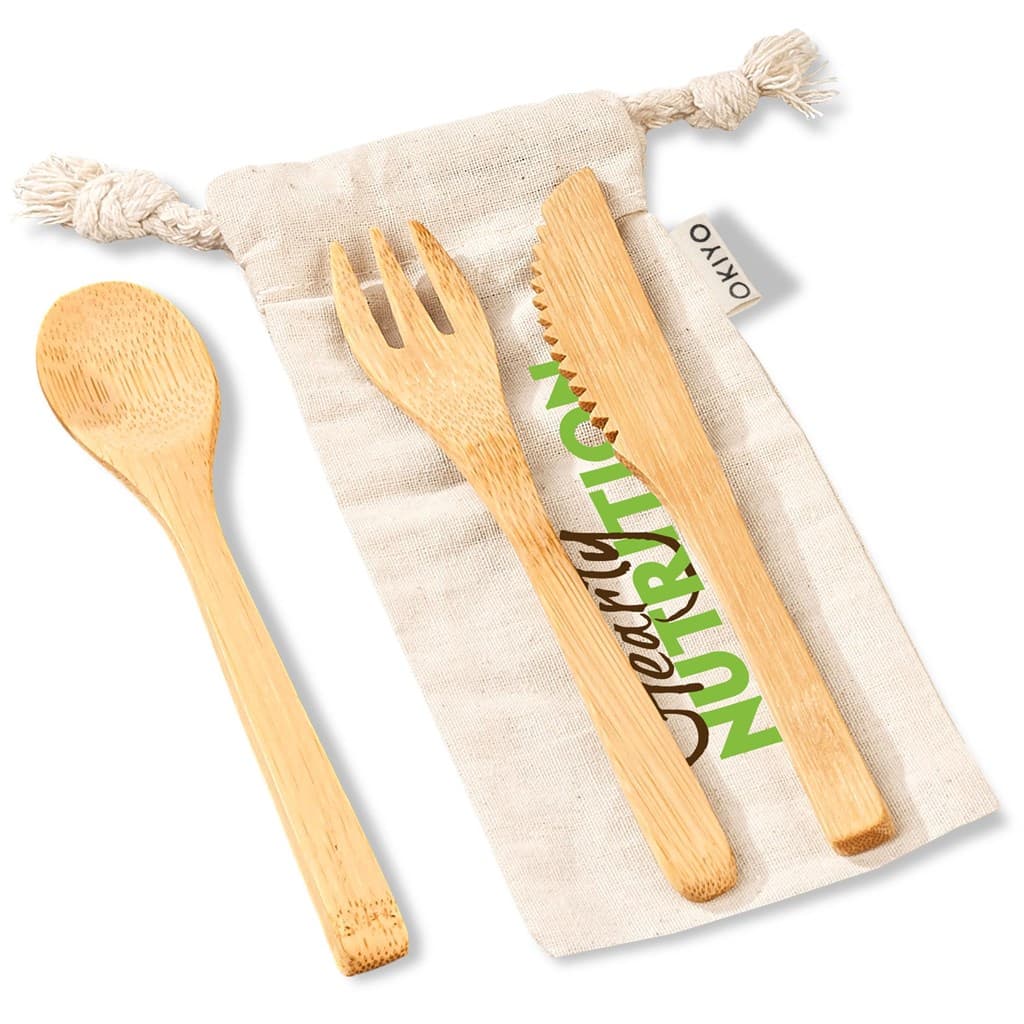 Okiyo Nakama Bamboo Cutlery Set 1
