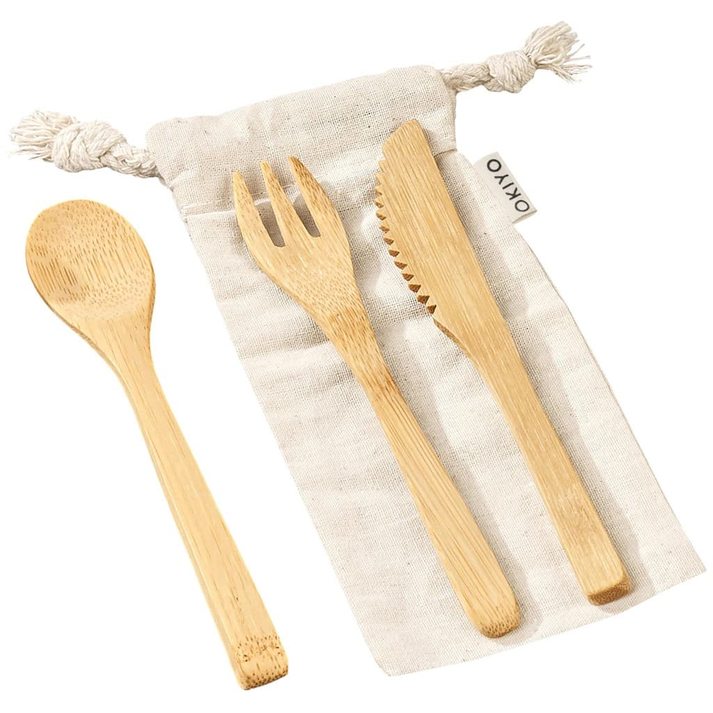Okiyo Nakama Bamboo Cutlery Set 7