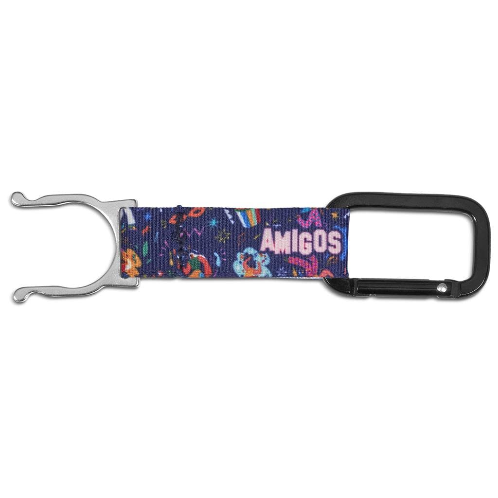 Altitude Meridian Carabiner Single-Sided Sublimated Petersham Bottle Strap 7