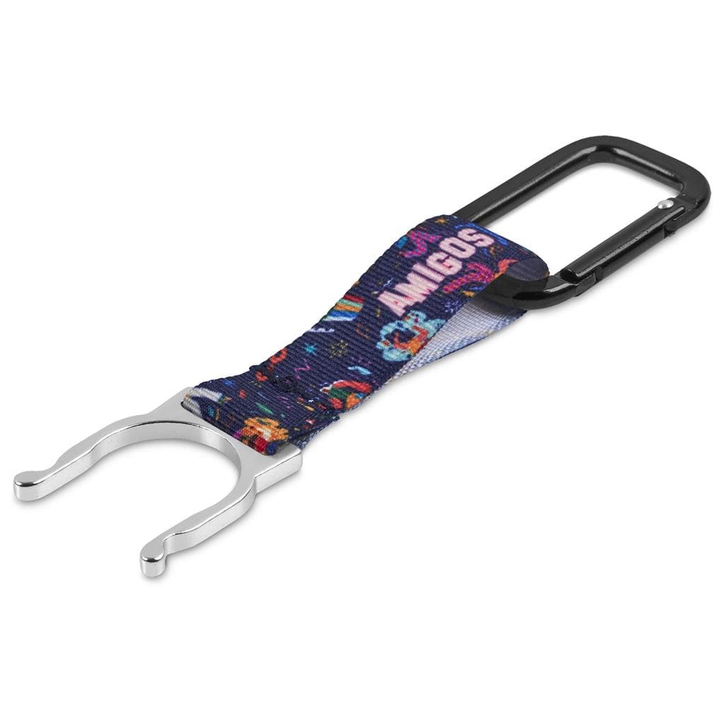 Altitude Meridian Carabiner Single-Sided Sublimated Petersham Bottle Strap 4