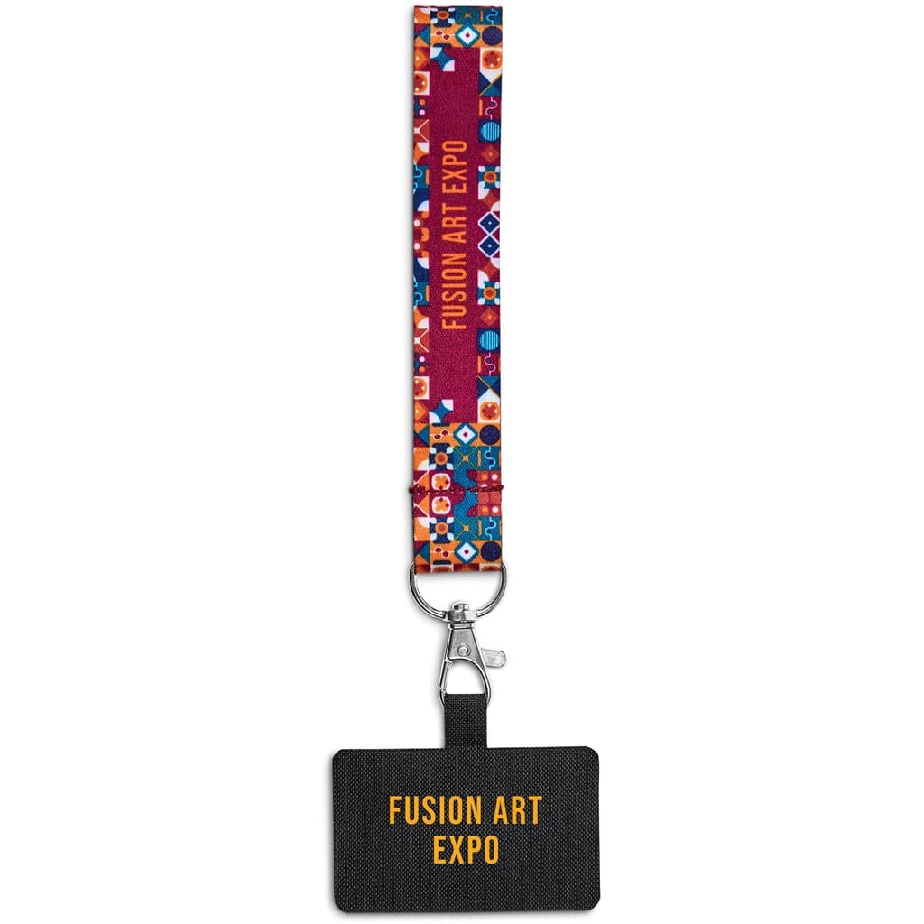 Altitude Rambler Single-Sided Sublimated Satin Wrist Phone Strap 26
