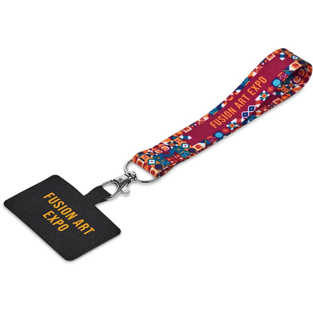 Altitude Rambler Single-Sided Sublimated Satin Wrist Phone Strap 8