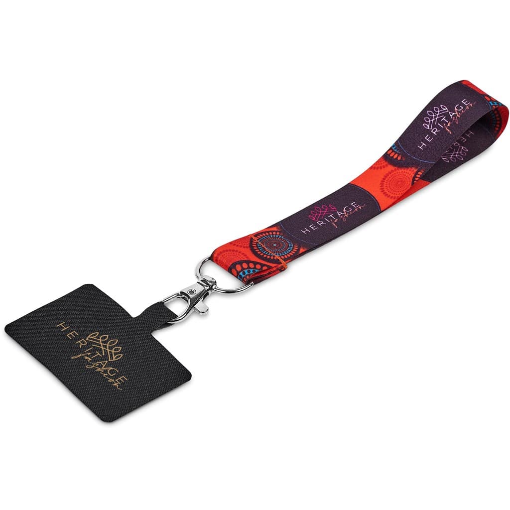 Altitude Rambler Single-Sided Sublimated Satin Wrist Phone Strap 2