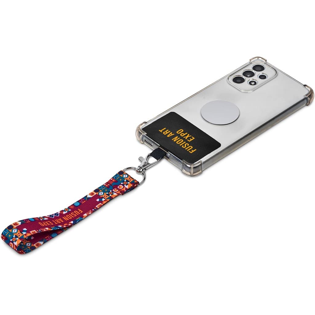 Altitude Rambler Single-Sided Sublimated Satin Wrist Phone Strap 21