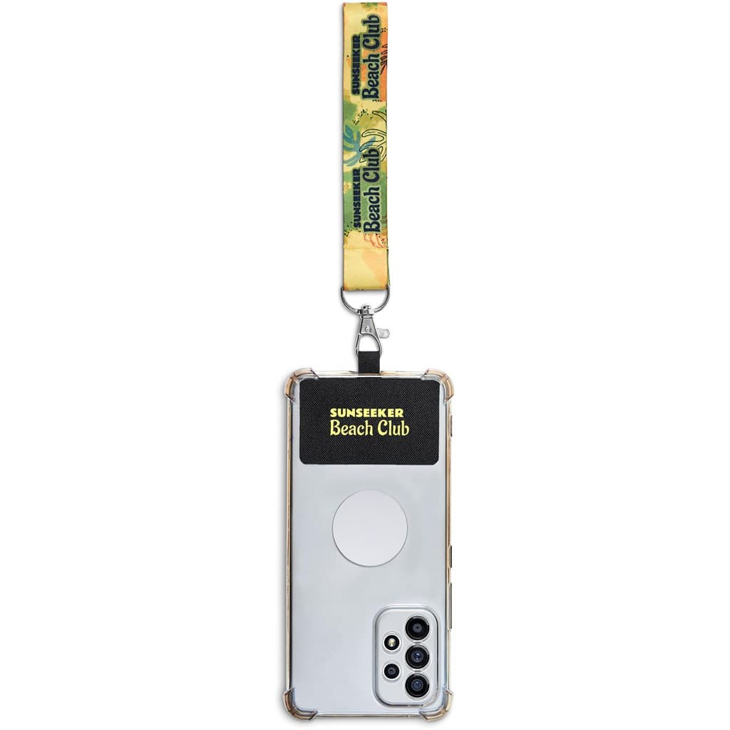 Altitude Rambler Single-Sided Sublimated Satin Wrist Phone Strap 11