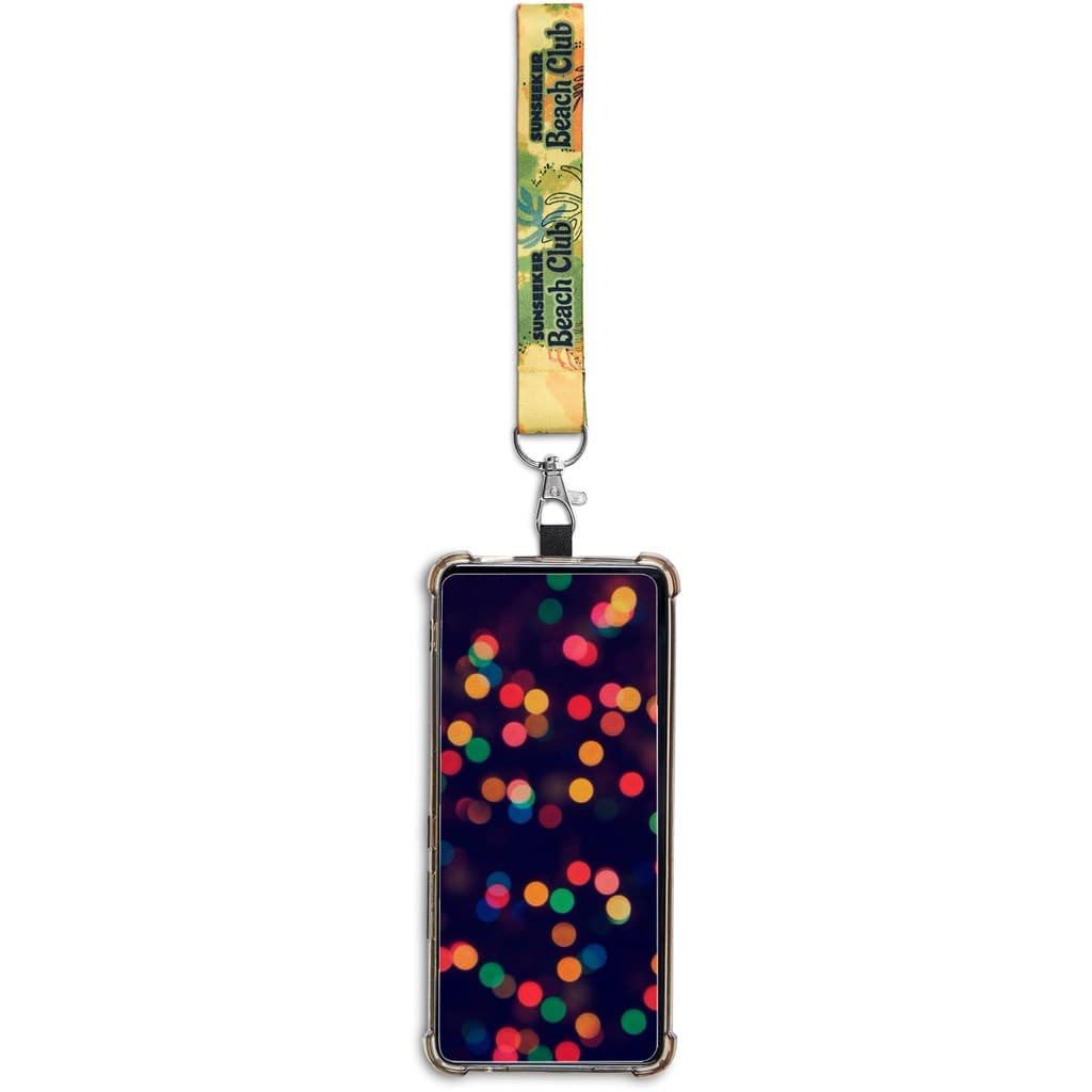 Altitude Rambler Single-Sided Sublimated Satin Wrist Phone Strap 23