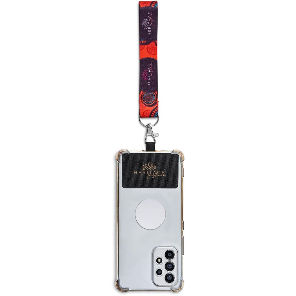 Altitude Rambler Single-Sided Sublimated Satin Wrist Phone Strap 22
