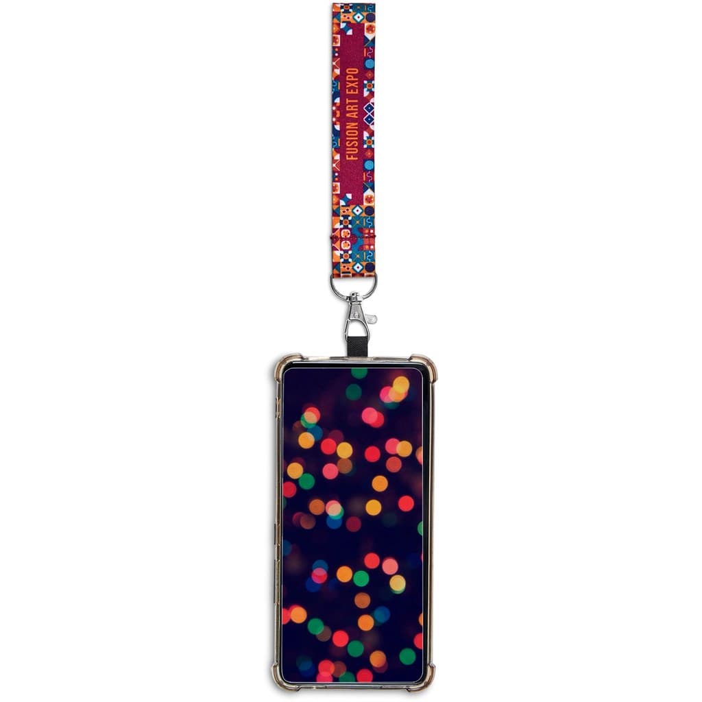 Altitude Rambler Single-Sided Sublimated Satin Wrist Phone Strap 25