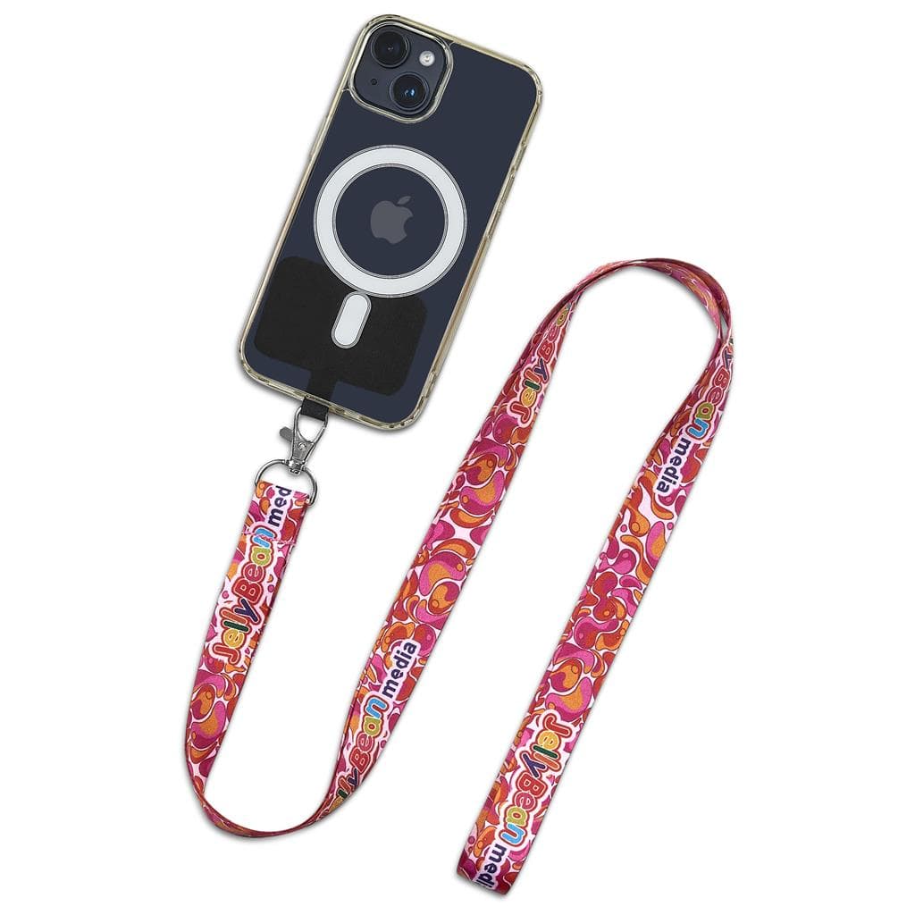 Altitude Turaco Double-Sided Sublimated Satin Crossbody Phone Strap 8