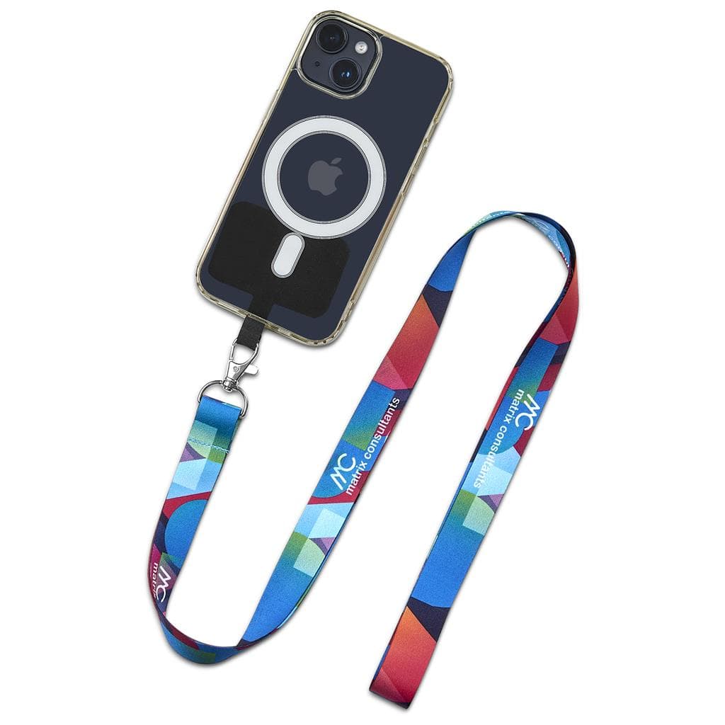 Altitude Turaco Double-Sided Sublimated Satin Crossbody Phone Strap 11