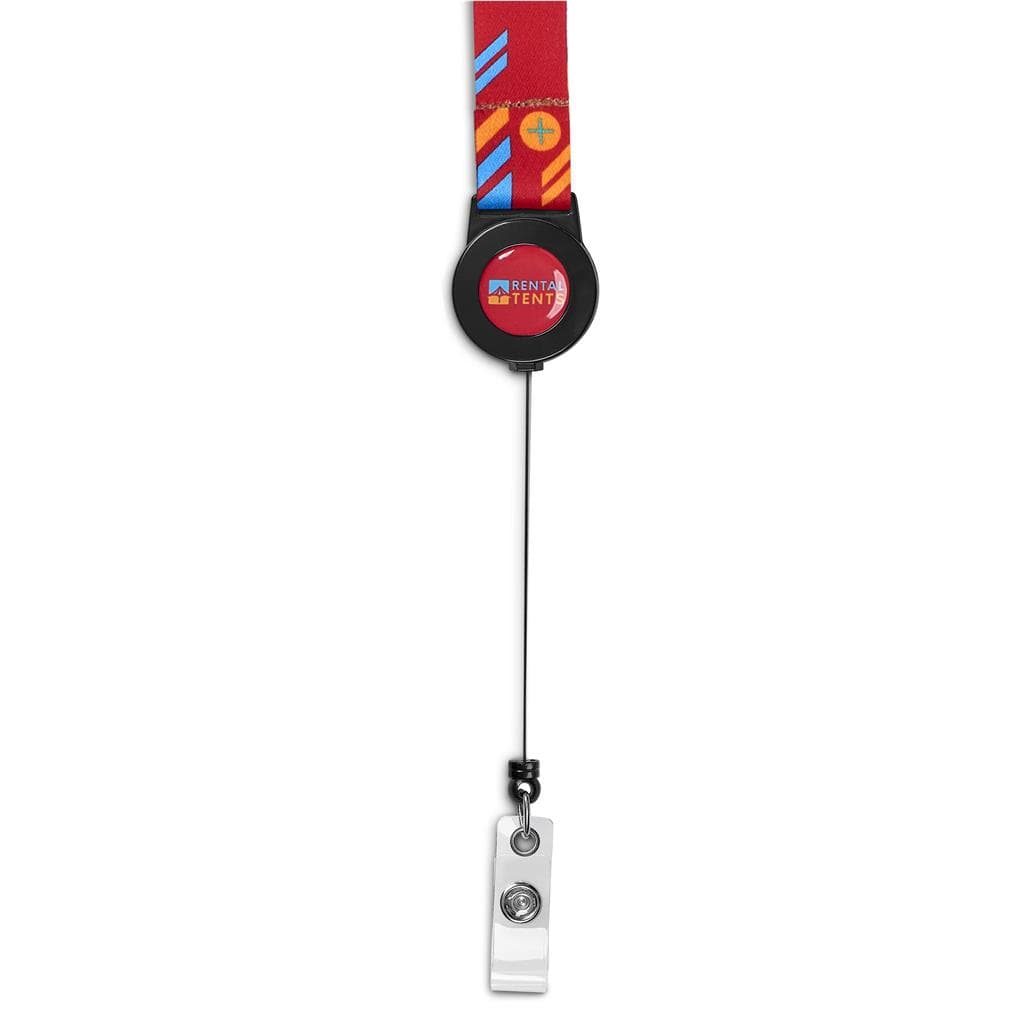 Altitude Badge Reel Single-Sided Sublimated Satin Lanyard 8