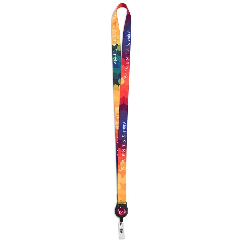 Altitude Badge Reel Double-Sided Sublimated Satin Lanyard 6