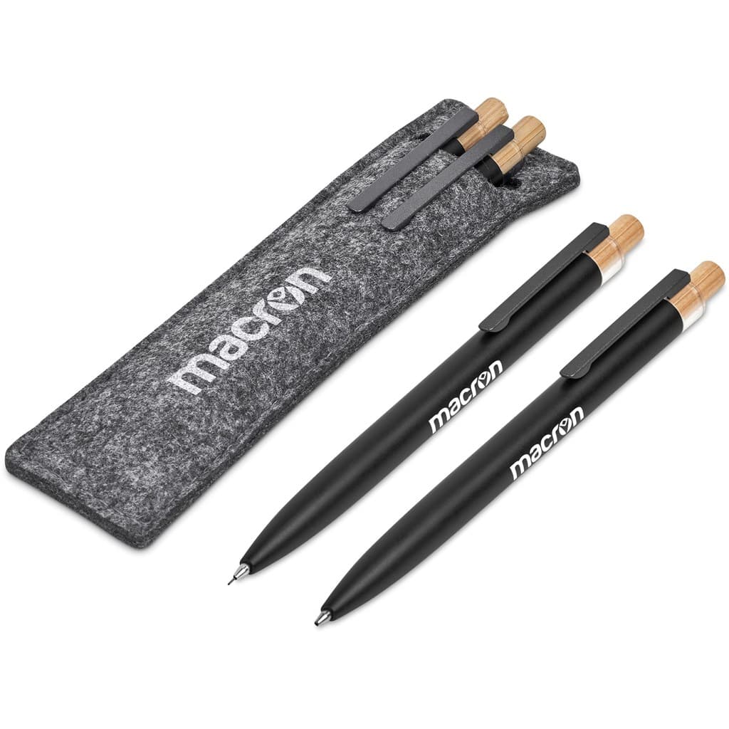 Okiyo Mimo Recycled Aluminum Ball Pen & Pencil Set 3
